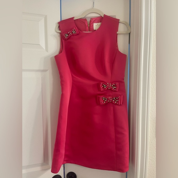 Kate Spade Embellished Bow A-Line Dress - Picture 2 of 6